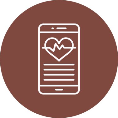 vektör cep telefon simgesi