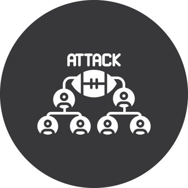 Vektör modern gri daire simgesi