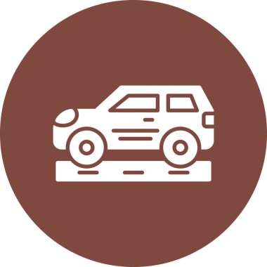 araba simgesi vektör illüstrasyonu