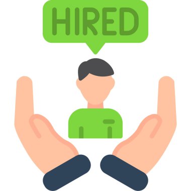 İş. Web simgesi basit illüstrasyon