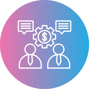 Modern bir simgenin vektör illüstrasyonu