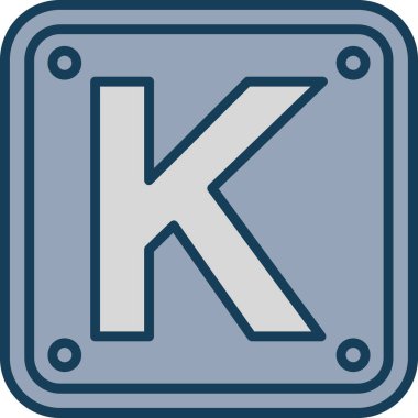 I harfi vektör simgesi