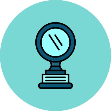 Bir pusula simgesinin vektör illüstrasyonu