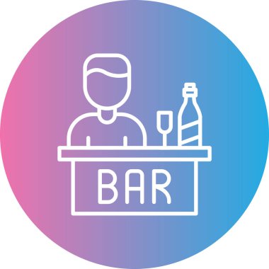bar. Web simgesi basit tasarım