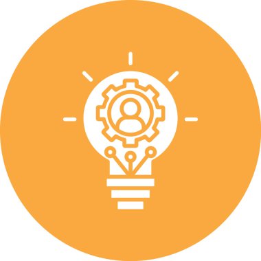 Fikir simgesi vektör illüstrasyonu