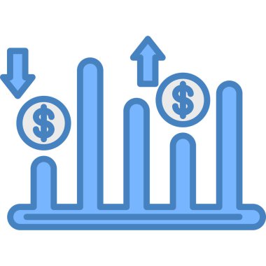 Dolar işareti simgesi vektör çizimi tasarımı