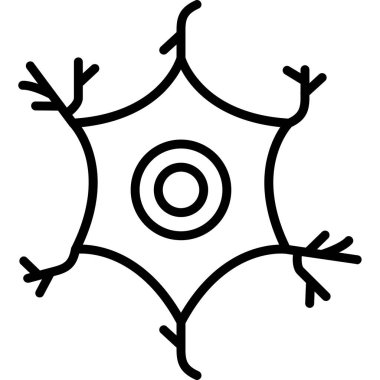 Örümcek simgesinin vektör çizimi