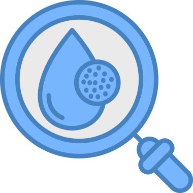 Su. Web simgesi basit tasarım