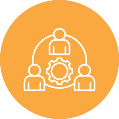 İnsan simgesinin vektör illüstrasyonu