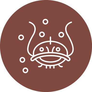 Şirin bir çizgi film karakterinin vektör çizimi