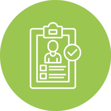 Belge simgesinin vektör illüstrasyonu