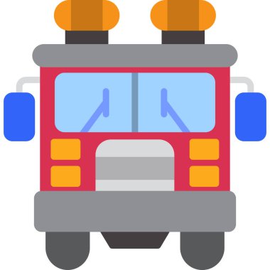 Kamyon. Web simgesi basit illüstrasyon