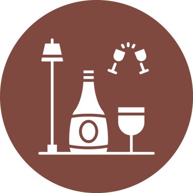 vektör şarap simgesi