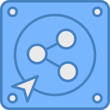 seo modern simgesinin vektör illüstrasyonu