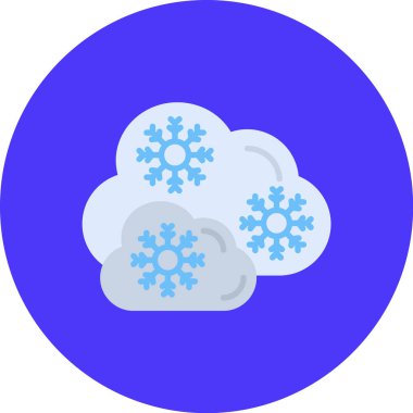 kar simgesi, illüstrasyon, vektör