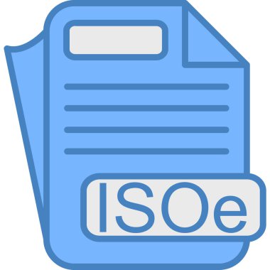 dosya biçimi simgesi, vektör illüstrasyonu