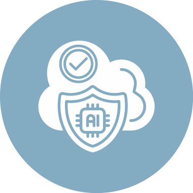 Bulut hesaplama simgesi. vektör illüstrasyonu