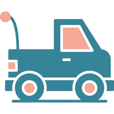 Düz vektör simgesi taşı