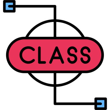 Modern bir simge tasarımının vektör illüstrasyonu