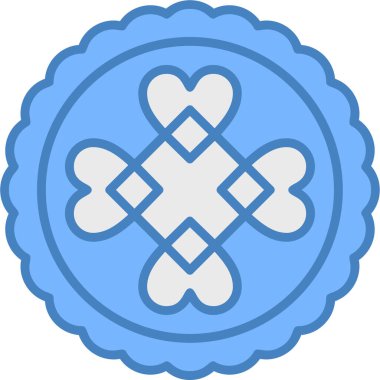 Bir haçın vektör illüstrasyonu