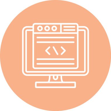 seo modern simgesinin vektör illüstrasyonu