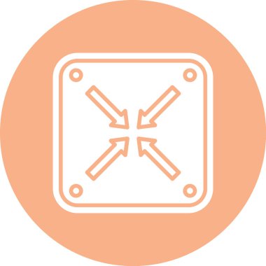 Bir b eksikliği simgesinin vektör çizimi