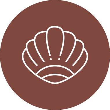 Kabuk simge vektör çizim