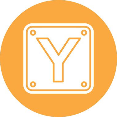 Modern b 'nin vektör illüstrasyonu eksik simgesi