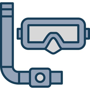 dalış simgesi - ana hatları - dalış biçiminde