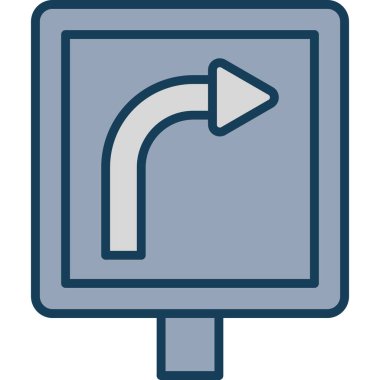 Ok. Web simgesi basit illüstrasyon