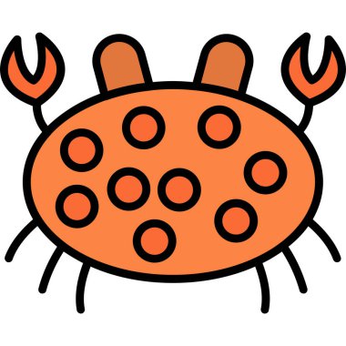 Böcek simgesi. Web için hata vektör simgelerinin özet çizimi