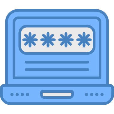 parola koruma simgesi - taslak biçimi