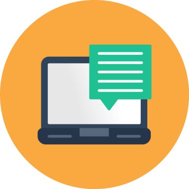 İnternet vektör glyph düz simge tasarımı