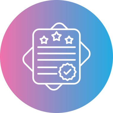 Belge simgesinin vektör illüstrasyonu