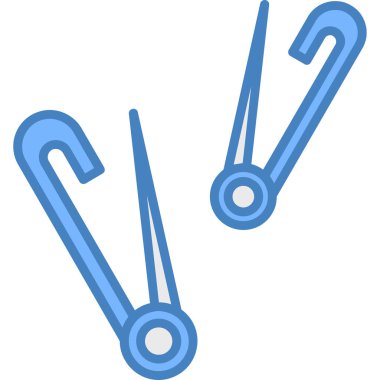 iki renk vektör simgesi