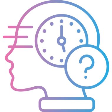 Zaman simgesi vektör illüstrasyonu