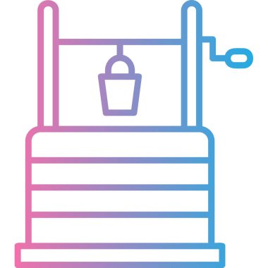 Duş. Web simgesi basit illüstrasyon