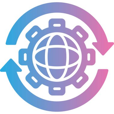 genel yönetim simgesi vektör illüstrasyonu