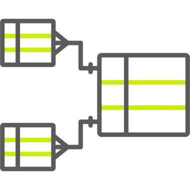 Ağ simgesini illüstrasyon vektör