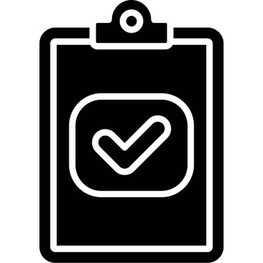 İşaret simgesini işaretle. Web için işaretleme vektör simgesinin basit illüstrasyonu