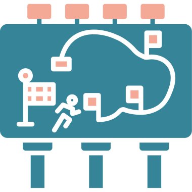 bulut hesaplama vektörü simgesi