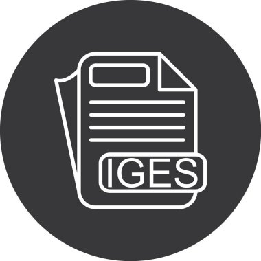 dosya biçimi simgesi, vektör illüstrasyonu