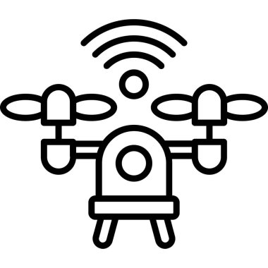 Drone denetim simgesi, özet biçimi