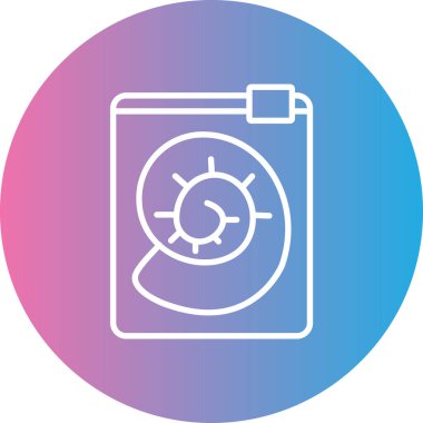 Modern bir simgenin vektör illüstrasyonu