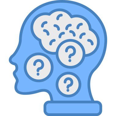 Beyin soru simgesi - özet biçimi