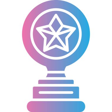 yıldız simgesi vektör illüstrasyonu