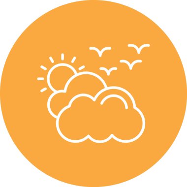 vektör Bulut simgesi illüstrasyonu