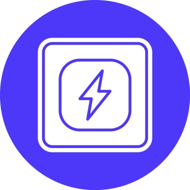 vektör elektrik simgesi illüstrasyonu