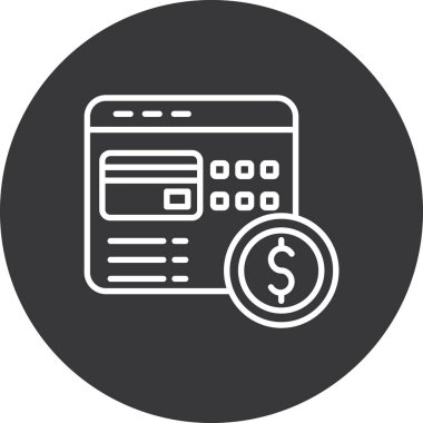 seo modern simgesinin vektör illüstrasyonu