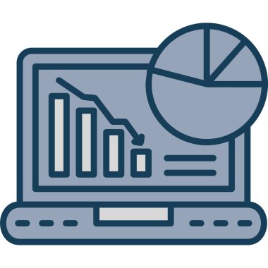 iş grafiği vektör illüstrasyonu